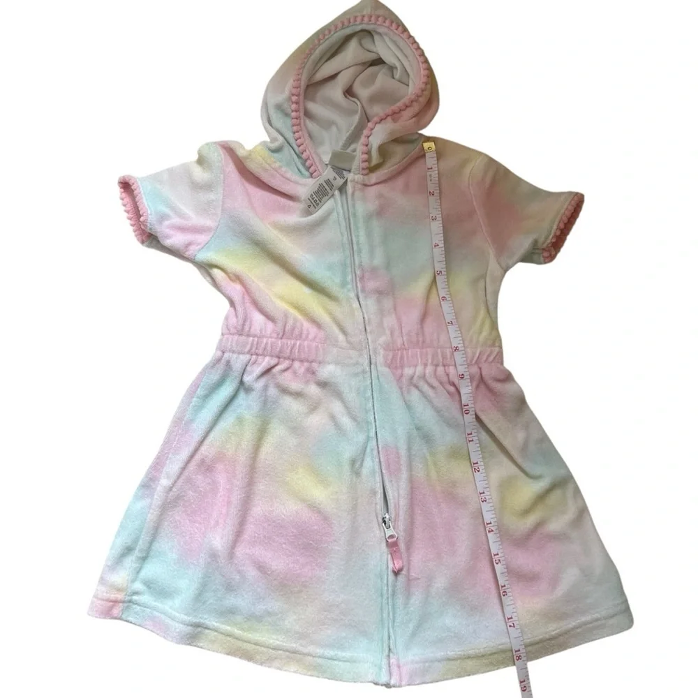 Little Me Tie Dye Toddler Swim Coverup-Size 4T